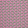 Pieni lisäkuva, jossa Pakanloppu 1,25m: Trikoo iloiset krokot pinkillä