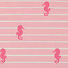 Pieni lisäkuva, jossa Trikoo merihevoset leveillä raidoilla -vaaleanpunainen