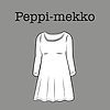 Pieni lisäkuva, jossa Peppi -mekko