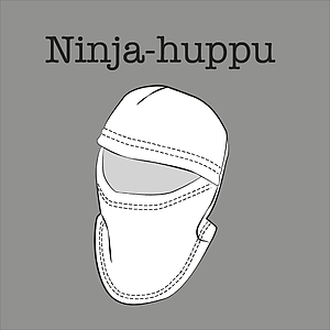 Kuvassa Ninja -huppu 