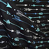 Pieni lisäkuva, jossa Trikoo piirretyt vaakanuolet minttu/sininen mustalla