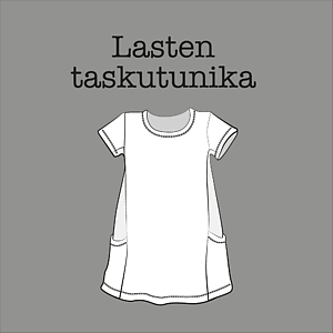 Kuvassa Lasten Taskutunika 