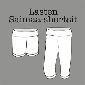 Kuvassa Lasten Saimaa-shortsit 