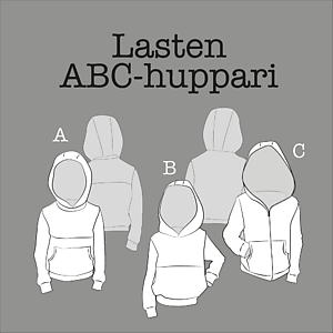 Kuvassa Lasten ABC-huppari 