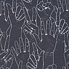 Pieni lisäkuva, jossa Luomutrikoo (digiprint) Rock! tummanharmaa