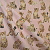 Pieni lisäkuva, jossa Trikoo digiprint kissanpennut vaaleanpunaisella