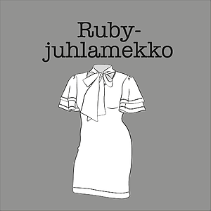 Kuvassa Ruby -juhlamekko 