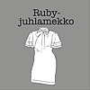 Pieni lisäkuva, jossa Ruby -juhlamekko