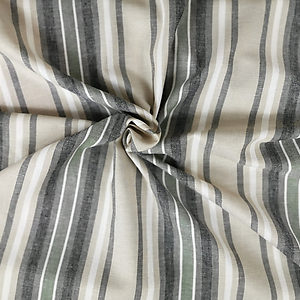 Kuvassa Pala 71cm Viskoosi-pellava symmetriset raidat 