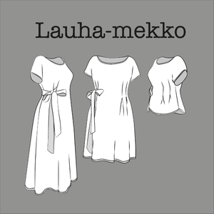 Kuvassa Lauha -mekko 