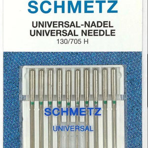 Kuvassa Universal yleisneulapaketti 10kpl Schmetz 