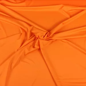 Kuvassa Oranssi (Holland) Yksivärinen lycra kierrätysmateriaalista