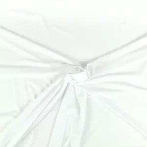 Kuvassa Valkoinen (Bianco) Yksivärinen lycra kierrätysmateriaalista