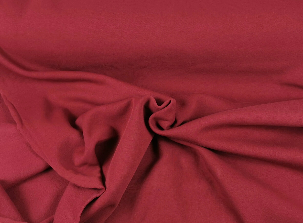Kuvassa Yksivärinen paksu pehmeä talvicollege Viininpunainen (012)